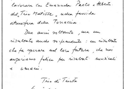 Lettera del Trio di Trieste